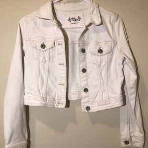 Women’s small white jean jacket